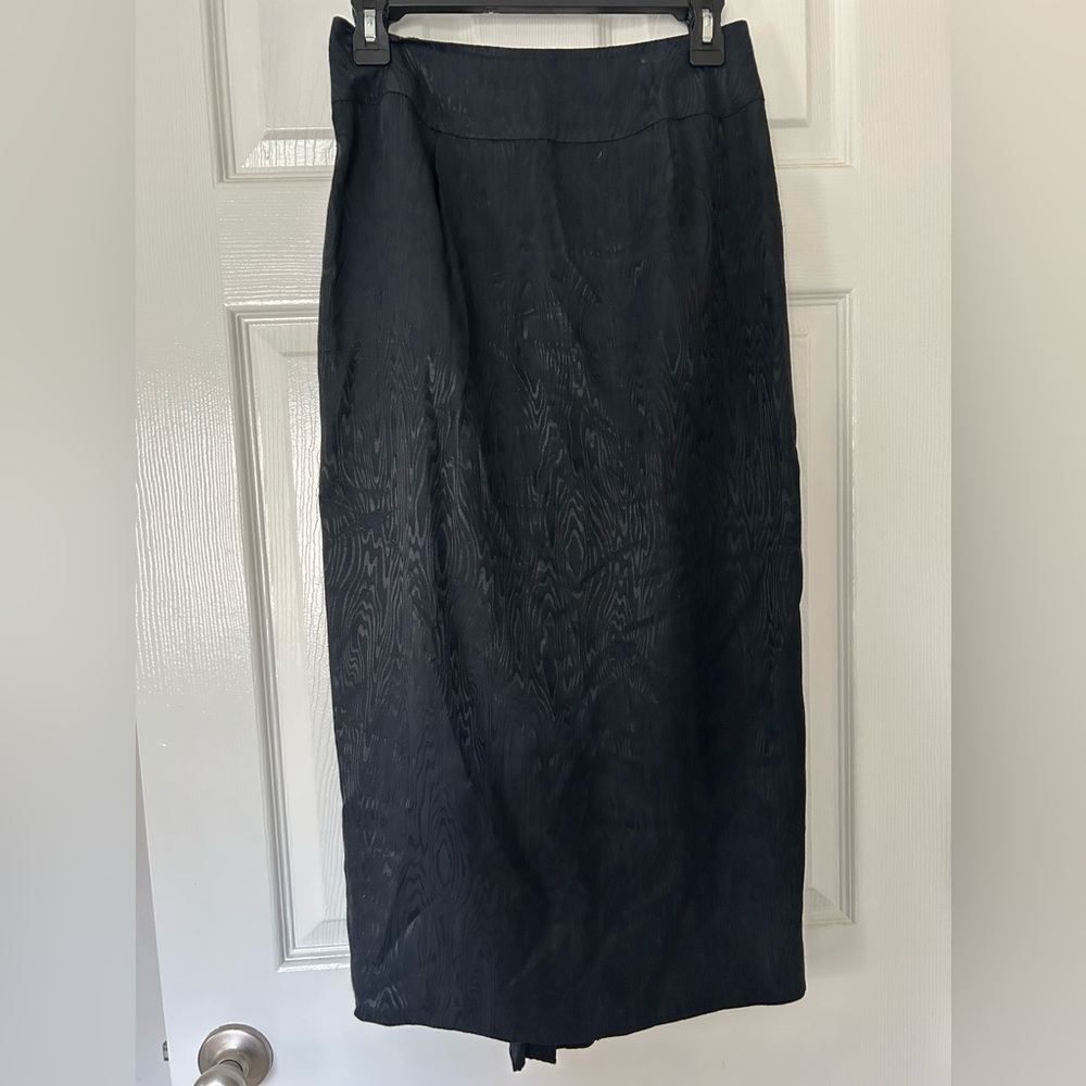 VINTAGE Tailored Tahari Black Maxi Skirt